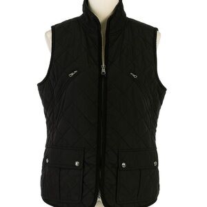 Lauren Ralph Lauren Black Quilted Women’s Vest, Size 1X